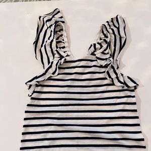 Jcrew crewcuts ruffle tank